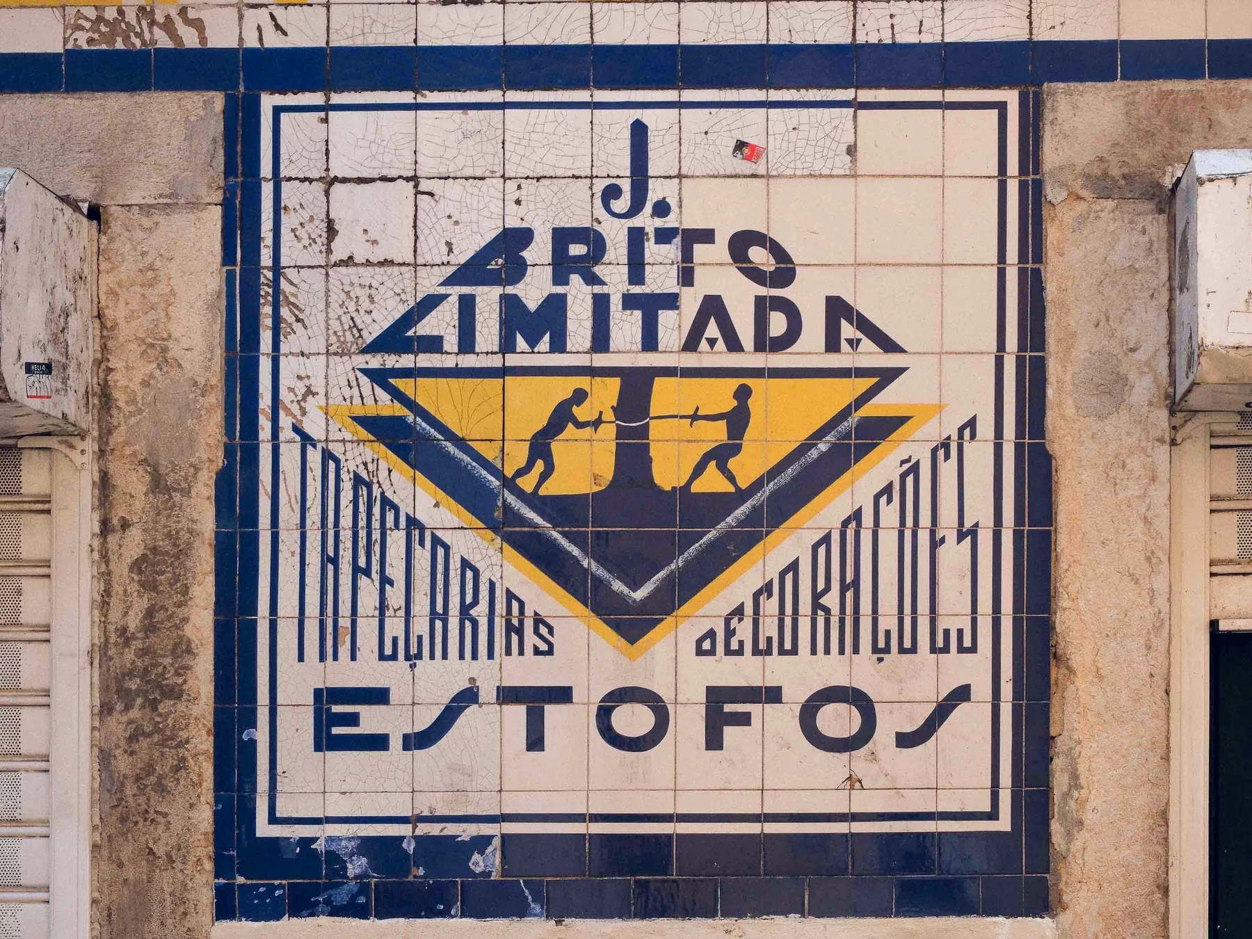 Azulejo shop sign, Lisbon